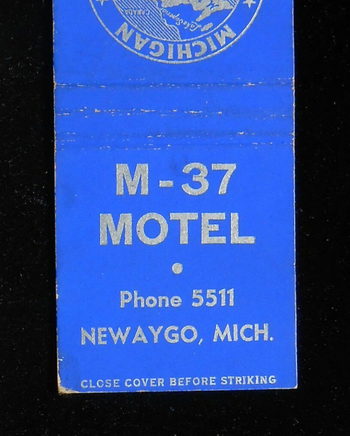 M-37 Motel - Matchbook